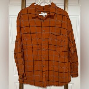 Ava Viv Light Weight Button Down Flannel